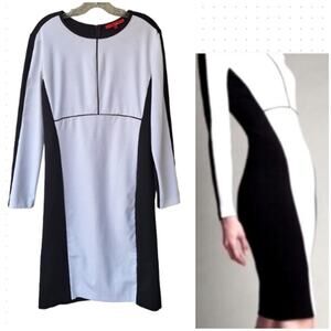 Narciso Rodriguez x NATION Black and White Sheath Knee length Dress XL Career